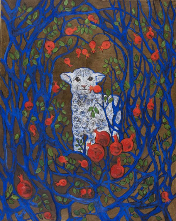 In the pomegranate grove