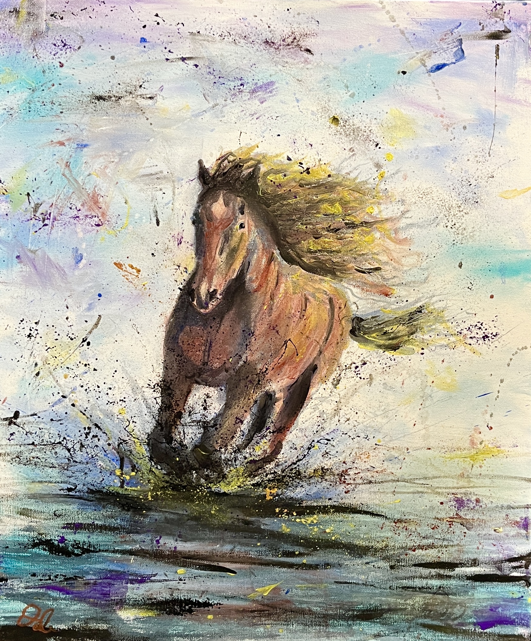 Horse In Paint