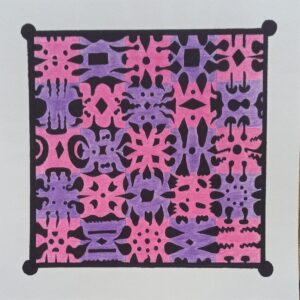 Purple and pink