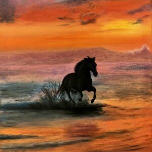 Sunset Horse