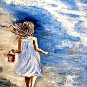 Girl by the sea Девочка у моря
