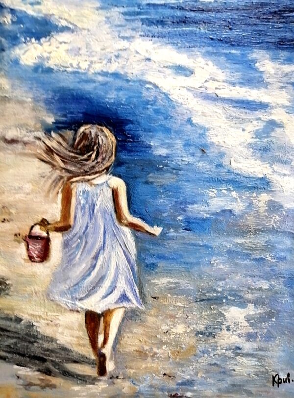 Girl by the sea Девочка у моря