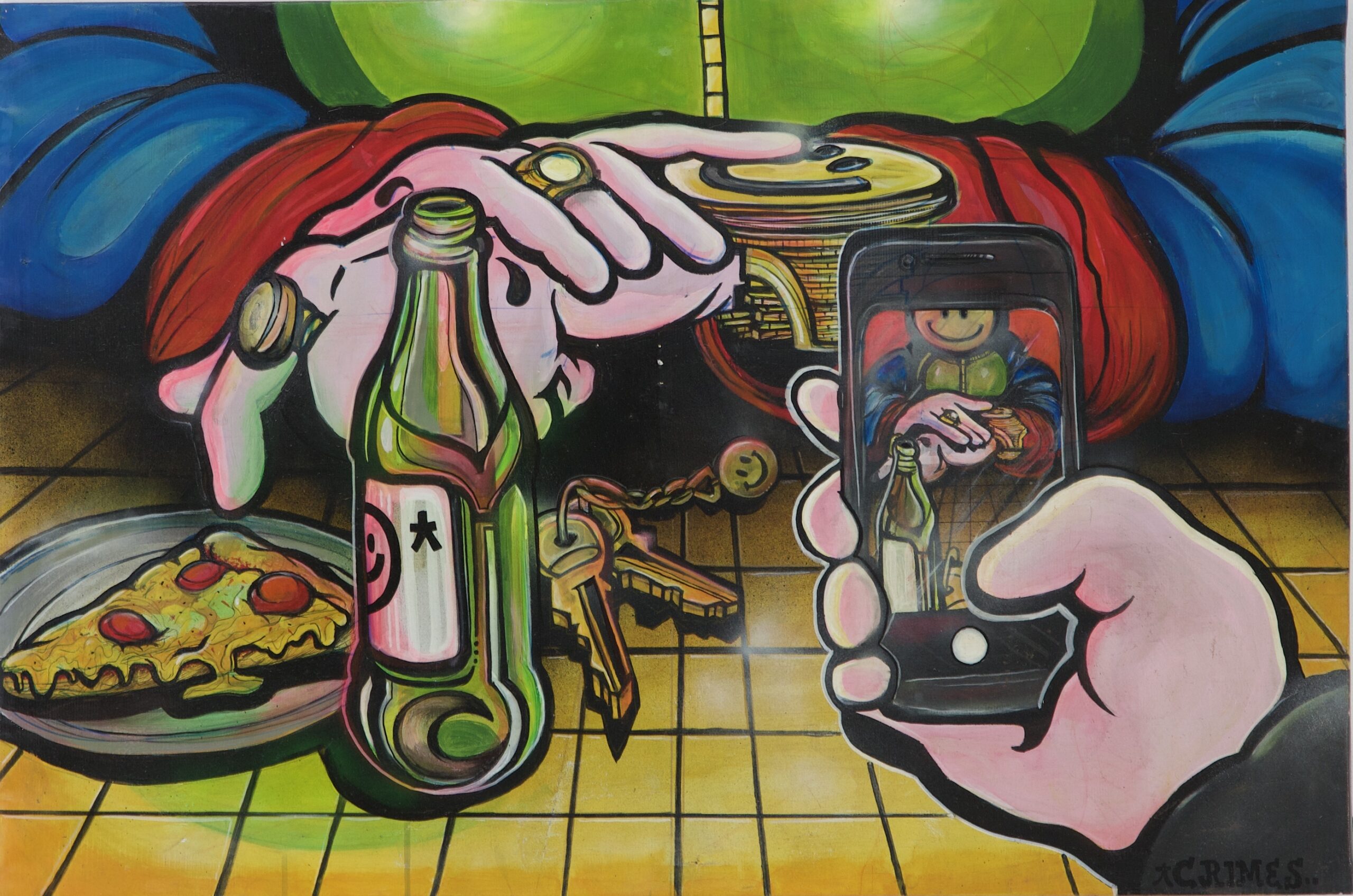 La ultima porcion de pizza / the last slice of pizza